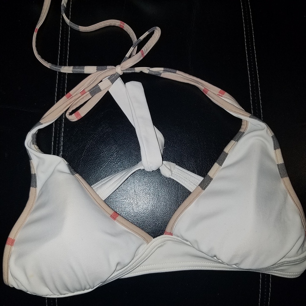 Burberry halter Bikini Top Only XS